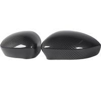 2 PCs porte côté rétroviseur -capuchon vers l'aile droite remplacement pour Fiat 500 2007 à 2020 style fibre de carbone