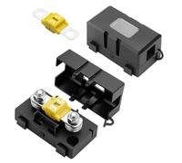 2 Pcs Porte Fusible de Voiture ANS Midi et 2 Fusibles Midi Boulonnés à Vis Courant Élevé 60A, Ans Porte Fusibles de Voiture pour Auto, Voitures, Camions, Bus, Véhicules, Caravanes