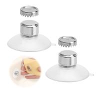 2 PCS Porte Savon Aimanté,Support Magnétique à Ventouse Portes Savons Ventouse Porte Savon en Acier Inoxydable pour Douche,Lavabo,Salle de Bain et Cuisine