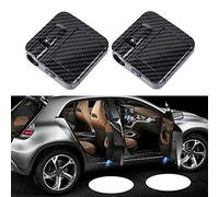 2 Pcs Projecteur de logo Car LED Projecteur, Lumière de Bienvenue de Porte de Voiture, Lumière Lampe de voiture logo lumière de porte de voiture sans fil pour toutes les voitures