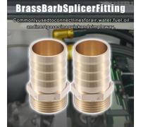 2 Pcs Raccord Cannelé 3/4" BSP Mâle Fil Raccord Laiton 25mm Connecteur Tuyau