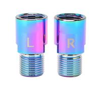 2 Pcs Rallonges de Pédale Vélo, Prolongateur de Pédale Bicyclette, Extension de Manivelle D'axe de PéDale D'extension Route Montagne, PéDales D'espacement éTendus pour Vélo de Route VTT BMX(20mm)