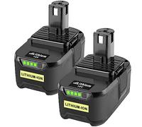 2 pcs RB18L50 5000mAh Remplacement pour ryobi 18V Batterie P108 RB18L25 RB18L13 RB18L50 RB18L40 Batterie avec indicateur LED