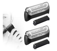 2 Pcs Remplacement de Rasoir, AISEELY Têtes de Rasoir Compatible avec Braun Série 10B / 20B 1 190 180 170 Cruzer, Rasoir Rechange 10B/20B Noire pour Rasoir, Tête De Rechange pour Rasoir Électrique