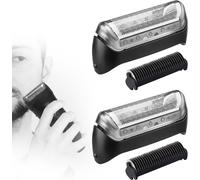 2 Pcs Remplacement De Rasoir, Aiseely Têtes De Rasoir Compatible Avec Braun Série 10B / 20B 1 190 180 170 Cruzer, Rasoir Rechange 10B/20B Noire Pour Rasoir, Tête De Rechange Pour Rasoir Élec[Z911]