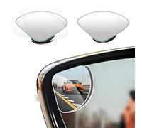 2 pcs rétroviseur angle mort,pour Audi A3 8p 8l A4 B5 A8 A7 A1 R8 A2 A4 B6 B7 B8 A4 A6 C5 A5 A6 C6 C7,miroir angle mort voiture miroir convexe 360° réglable autocollant anti buée étanche sécurité