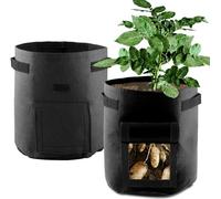2 PCS Sacs à pommes de terre Faire pousser des bacs à plantes de jardin pour les légumes à pommes de terre