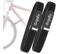 2 PCs Sangles GripZz Réglables pour Stabiliser Les Vélos avec Système Scratch pour Support à Vélo sur Voiture et Râtelier à Vélo, pour Le Transport & Stockage (65 x 3,8 cm)