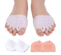 2 Pcs Séparateur Orteils en Silicone Avec Correcteur D'oignons, Separateur Orteil Silicone, Bunion Toe Lissener, Respirant, Confortable Et éLastique, Adapté Aux Orteils Relaxants Et Aux Orteils Valgus