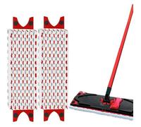 2 PCS Serpillere Recharge Compatible with Vileda Ultramax, Absorbante Recharge Balai Microfibre Kit, Replacement Microf Étiquette