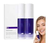 2 PCS Sérum Blanchissant Dentaire,Dentifrice Blancheur Violet, Pâte à Dents Blanchissante,Élimination des Taches Dentaires,pour une correction instantanée de la couleur et des résultats