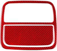 2 PCS Set for Honda CRV 2007-2011 Carbon Fiber Front Reading Lightweight Panel Decorative Adhesive Left and Right Disc Universal (Red)