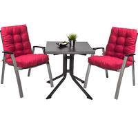 2 pcs/set Rocking Chair Cushion Thick Seat Cushion Rattan Chair Sofa Cushion Garden Chair Cushion Back and Bottom