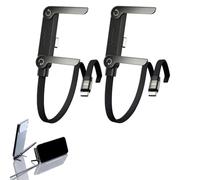 2 Pcs Sideways Phone Charger,2-in-1 Invisible Holder Charger Cable,Type-C/Lighting Port 240w Fast Charging Cable with Built-in Phone Stand for Smartphones Tablets (Type-C to C)