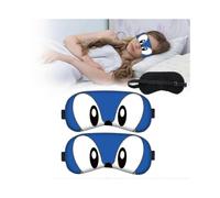 2 Pcs Sleep Masks, Eye Mask Kids Sleeping Cute 3d Print Cartoon Eyeshade Blinder Travel Cover Children (big Blue Eyes), One Size, 2.0 Count