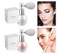 2 Pcs Spray paillettes pour corps cheveux, argent et or rose poudre paillette visage bombe paillette pour Bal, Halloween, Fête, Noël
