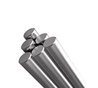 2 Pcs Stainless Steel Rods - 16-20mm Diameter, 500mm Length Metal Solid Shaft for DIY Crafts and Models(2Pcsx500mmx20mm)