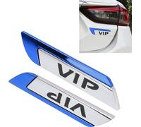 2 PCS Sticker pour voiture - Sticker décoratif VIP aléatoire (Bleu)