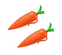 2 pcs Stylo d’Enregistrement Audio en Forme de Carotte avec Fonction de Lecture et écriture, 60 Secondes de mémoire vocale, Cadeau Original et éducatif pour Enfants et étudiants,Stylo Carotte