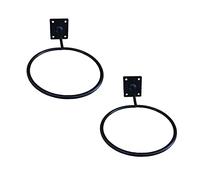 2 Pcs Support de Balles Mural Basketball Football Stockage Volleyball Ensemble Noir Mettez Le Balle Présentoir Tenture Murale Ronde Ballon
