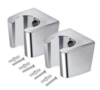 2 Pcs Support de douche Support de Douche Mural de Douche Avec Vis Support Pommeau de Douche Universel Shower Head Holders pour Pommeau de Douche Douchette Salle de Bain