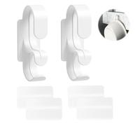 2 PCS Support Tuyau Arrosage Mural et Support de Tuyau CPAP Universel, Crochets Adhésifs Muraux ABS pour Masque CPAP et Appareil Respiratoire, Organisation Stable Sans Enchevêtrement, Facile à Install