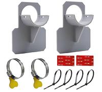 2 PCS Support Tuyau Eau Piscine,Supports De Tuyau De Piscine,Outils Support Tuyau Piscine,pour Tuyau D'eau De Piscine,compatible avec les piscines Intex et Bestway,pour les de 30 à 37 mm(gris)