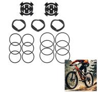 2 PCS Support VÉLO Garmin Universel pour GPS Edge, Support en ABS avec Fixation Anti-Vibration, Compatible avec Edge 130/500/510/520/530/800/1000 et Plus