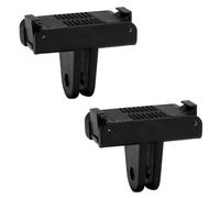 2 pcs Supports Adaptateur magnétiques pour DJI Osmo Action 3/4/5 Pro et Osmo 360 Support magnétique à Double stabilité à dégagement Rapide Adaptateur à dégagement Rapide Double Griffe Accessoires DJI
