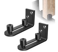 2 PCS Système de porte coulissante Rail de guidage Guidage au sol Porte coulissante: Nizirioo Système de porte coulissante 8-en-1 Porte coulissante Guidage au sol Guidage de porte coulissante Guidage