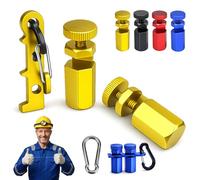 2 Pcs Tall Stair Gauges for Framing Square, Aluminum Alloy Hexagonal Stair Stringer Layout Jig with Holder & Hook, Circular Saw Guide Attachment for Rafter Layout, Carpentry Tools (Yellow)