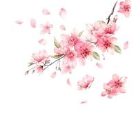 2 pcs Tatouage Ephemere Fleur De Cerisier Bras Tatouage Temporaire Antique Femelle Étanche Simulation Durable Cicatrice Couvrant Autocollant Clavicule