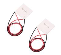 2 pcs TEC1-12706 Tablettes de refroidissement à semi-conducteurs TEC1-12706 12V 6A Dissipateur thermique Refroidisseur thermoélectrique Refroidissement Plaque Peltier Module 40x40MM