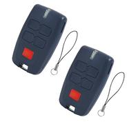 2 PCS Télécommande de Porte de Garage pour Mitto 4 B RCB04 433.92Mhz 4 Boutons 4 Canaux Bleu Rolling Code pour Rolling MITTO B RCB04 R1 CLEAR ICE RCB02 VINEYARD