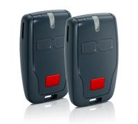 2 PCS Télécommande Portail pour Mitto 2 B RCB, 433 MHZ 2 Canaux Télécommande pour Portail, Bip Portail de Garage pour Mitto 2, Kleio, Ghibli