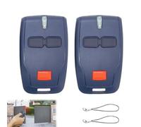2 PCS Telecommande Universelle Portail,Telecommande Garage Porte,Garage de Porte Duplicateur sans Fil pour BFT Mitto 2/Kleio/Ghibli/TRC 2/Kleio/Ghibli/TR Etc,Double Canal, Appairage Rapide