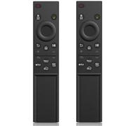 2 PCS Télécommande Universelle pour Samsung TV, Télécommande de Remplacement pour Samsung Crystal QLED OLED Curved HDTV 4/8K UHD, Forme incurvée, Smart TV