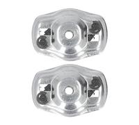 2 PCS Tondeuse à Gazon Démarreur Pal Plaque de traction Cadran Acier Pièces de Rechange, Durable et Fiable, Compatible avec 128R, 135R, 323R, 327, RDX 535, Rx pour l'entretien de la Pelouse