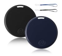2 pcs Traceur GPS Bluetooth 5.2 Localisateur Intelligent pour Clés, Portefeuilles, Sacs, Valises Alarme Sonore Puissante, Batterie Remplaçable, Portée 15m, Compatible iOS Android avec App Gratuite