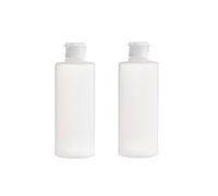 2 PCS Transparent Rechargeable Vide En Plastique Cosmétique Squeezable Flacon Bouteilles Pot Pot avec Flip Cap Toner Lotion Gel Douche Shampooing Conteneur De Stockage (200ml)