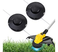 2 PCS Trimmer Accessories Wire Head Double Thread Automatic Brush Cutter Head Universal Thread M10 x 1.25 for Grass Trimmer,Spool of Petrol Replacement Thread,Multifunctional Tool