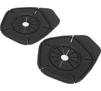 2 PCs trous d'essuie-glace de voiture couverture de protection en silicone pare-brise bras Bottom Protector Pad Universal Fit pour les voitures