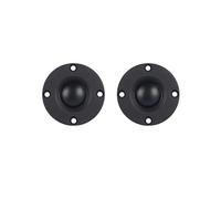2 Pcs Tweeter Haut-Parleur 6 Ohm 30 W Hifi Doux DôMe Film de Soie Treble Haut-Parleur NéOdyme DentéE en Aluminium Dissipateur de Chaleur