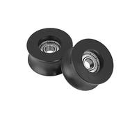 2 PCS U Poulie à Gorge 0840UU 8mm Nylon Roulements à Rouleaux Groove Poulie Guide Scellé Rail Roulement à Billes