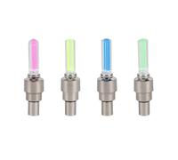 2 pcs Valve à vélos LED LED Flash Pneu de Roue de Roue à soupape