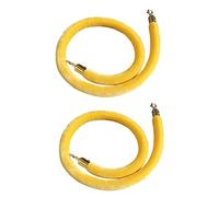 2 Pcs Velours Corde Barrière Jaune pour Les Entreprises, Flexible VIP Stanchion Proms Tapis Corde pour Le Contrôle des Foules, Comptoir Sécurité Cloison Corde (Size : 3m/9.8ft)