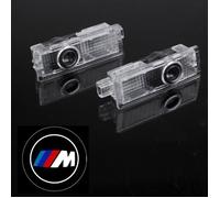 2 Pcs Voiture LED Porte Laser 3D Light Projector Light Shadow pour BMW M Power LOGO a050