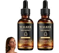2 Pcs Walker Skin Protector Serum For Black Women,Anti-Aging Face Serum For Dark Circles & Fine Lines,Reduces Dark Circles, Hydrating & Firming Skin Care,Lightweight Moisturizing Facial