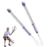 2 PCS Weighted Cordless Battle Ropes,Portable Ropeless Battle Ropes,Adjustable Resistance,Low-Noise Exercise Rope with Non Slip Handle,Cardio & Muscle Training,Fitness Equipment (purple)