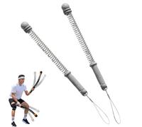 2 PCS Weighted Cordless Battle Ropes,Portable Ropeless Battle Ropes,Adjustable Resistance,Low-Noise Exercise Rope with Non Slip Handle,Cardio & Muscle Training,Fitness Equipment (gray)